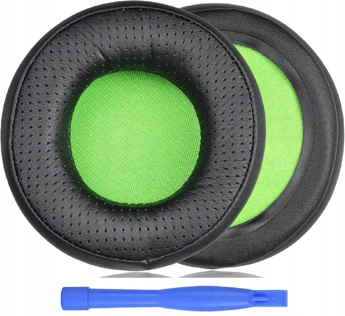Vervangende oorkussens voor gaming headsets - Zwart/Groen