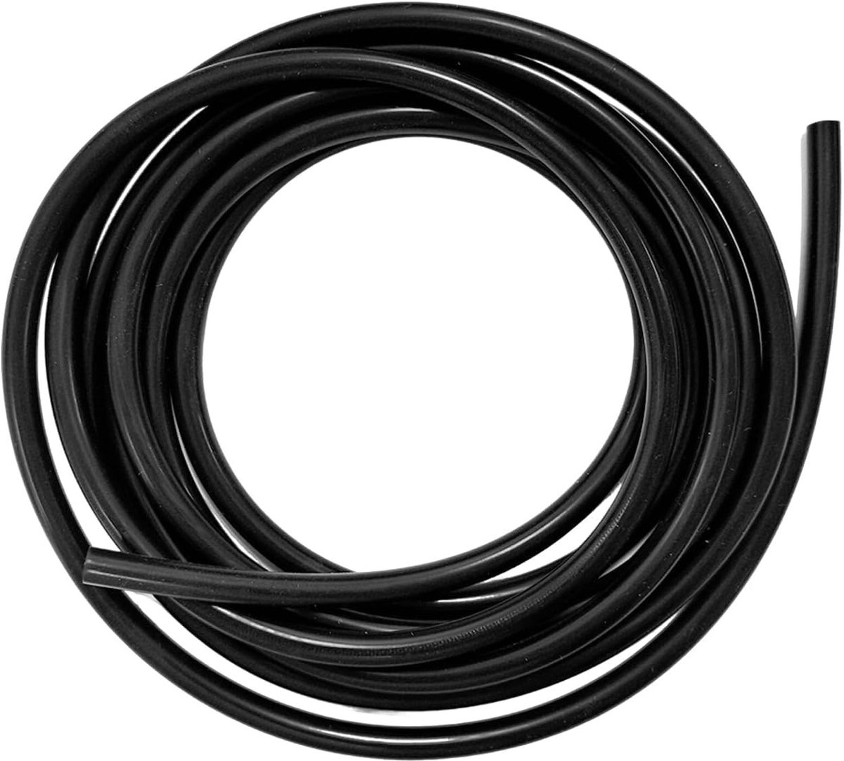 Flexibele siliconen slang 3m met 3mm binnendiameter - temperatuurbestendig voor motor, turbo en vacuüm toepassingen van -40 °C tot +200 °C