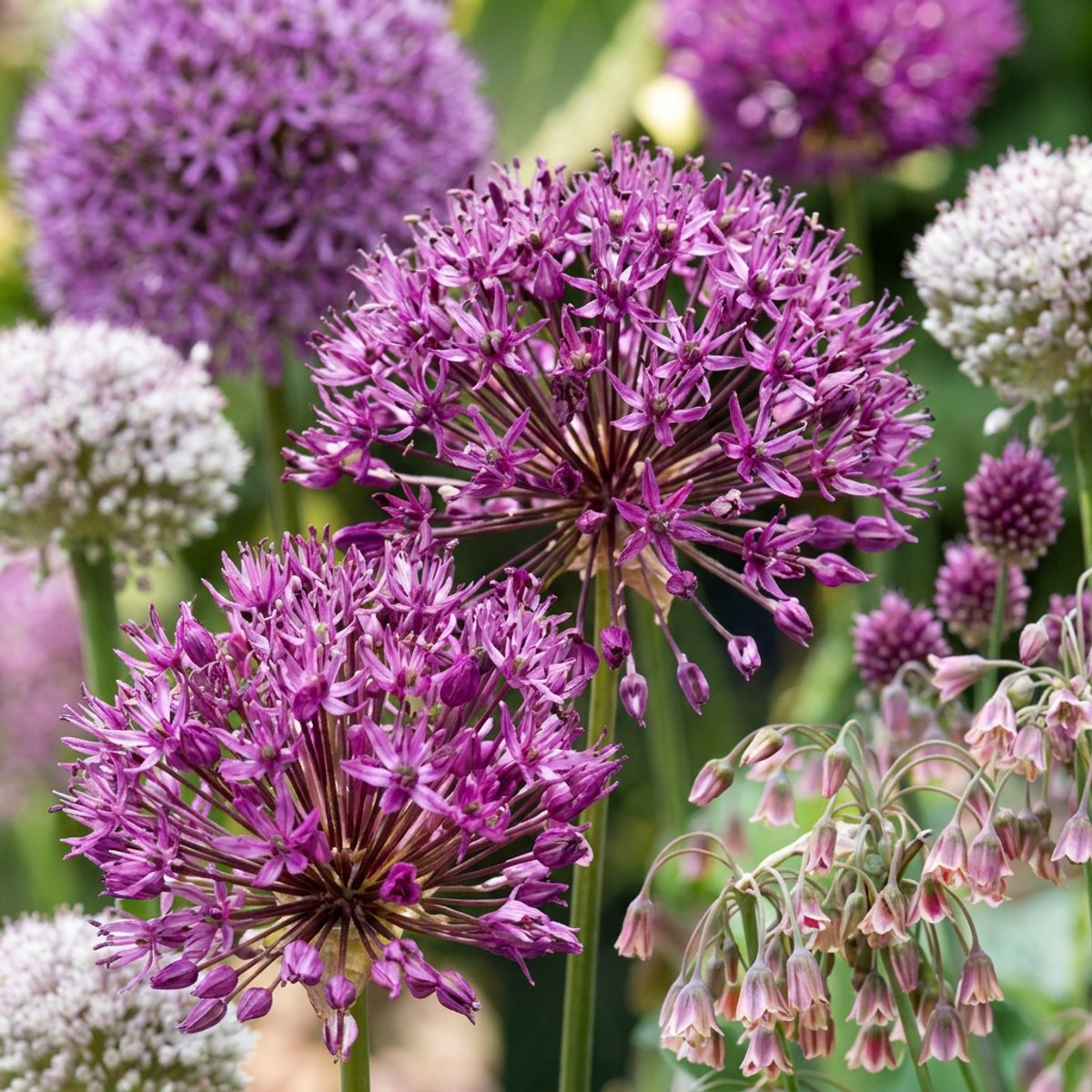 Green boutiQ - 320x Bulb Garden Allium - Bollentuinsierui - Diversen - Zomerbloeier - Bolmaat 10/12