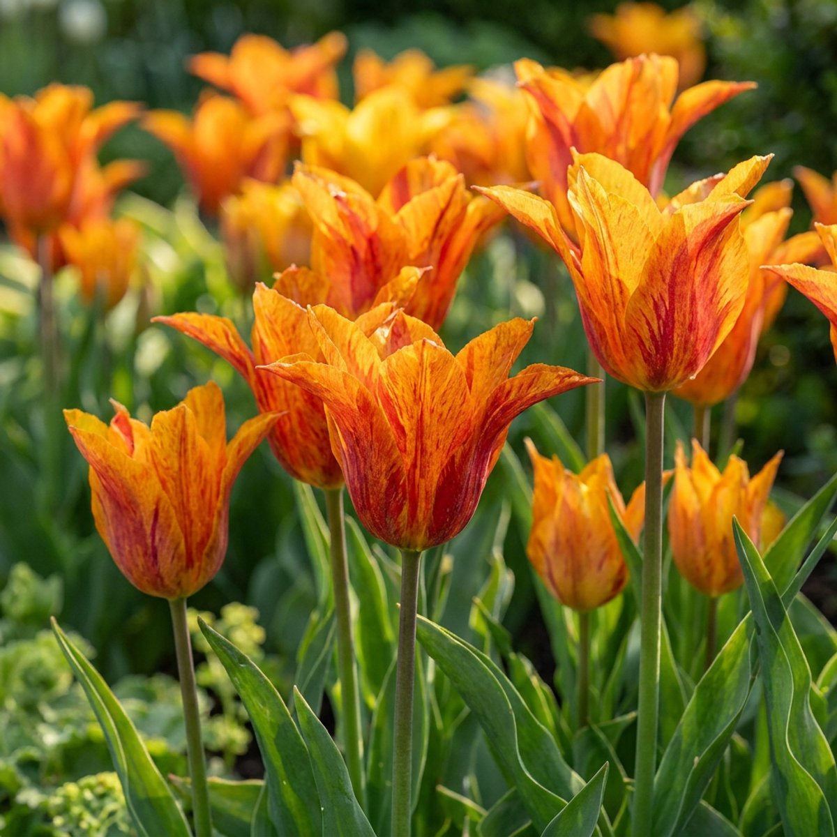 Green boutiQ - 24x Tulipa Vendeeglobe - Tulp Vendeeglobe - Geel - Voorjaarsbloeier - Bolmaat 11/12