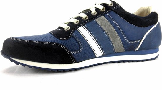 Australian Cornwall leather schoenen heren blauw/wit " | bol.com