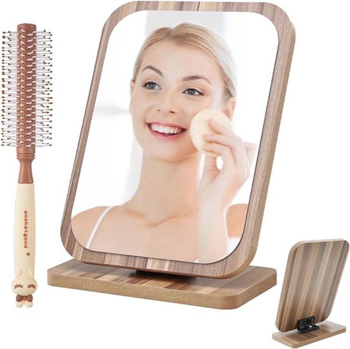 Make-up Spiegel met Verlichting en Vergrotende Functie