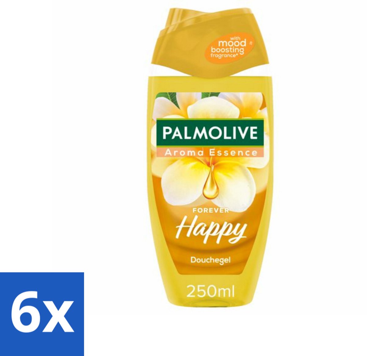 6 x Palmolive Douchegel Aroma Essence Forever Happy 250 ml - Douchegel - Frangipani - Neroli - Palmolive - Aroma Essence