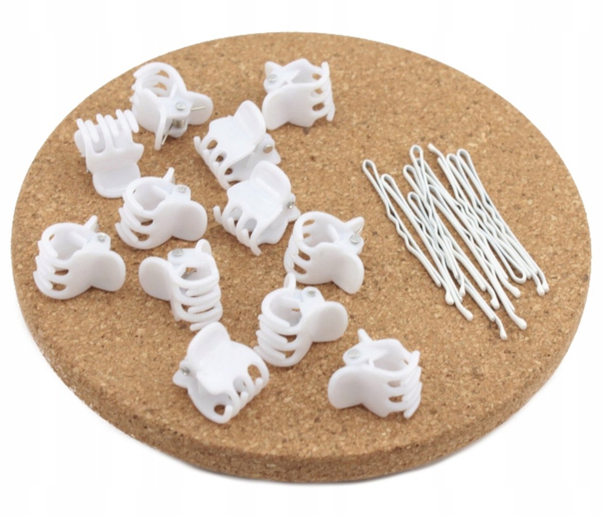 22-delige Haaraccessoires Set voor Meisjes - Witte Klemmen & Speldjes