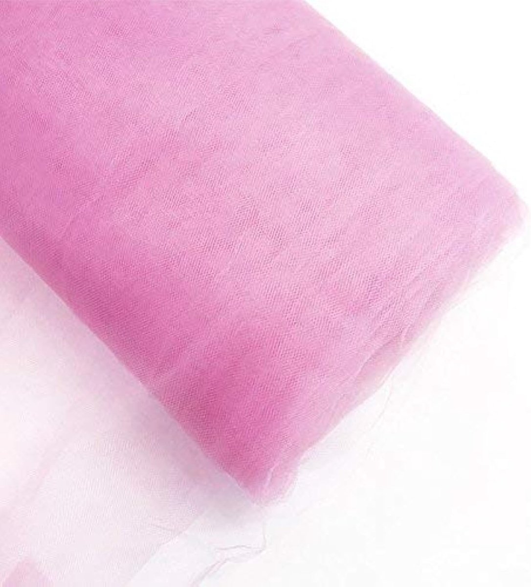 Tule Rol van 54 Inch en 40 Yards voor Bruiloft Decoratie, DIY Projecten, Tutu Rok en Cadeau Versiering in Roze