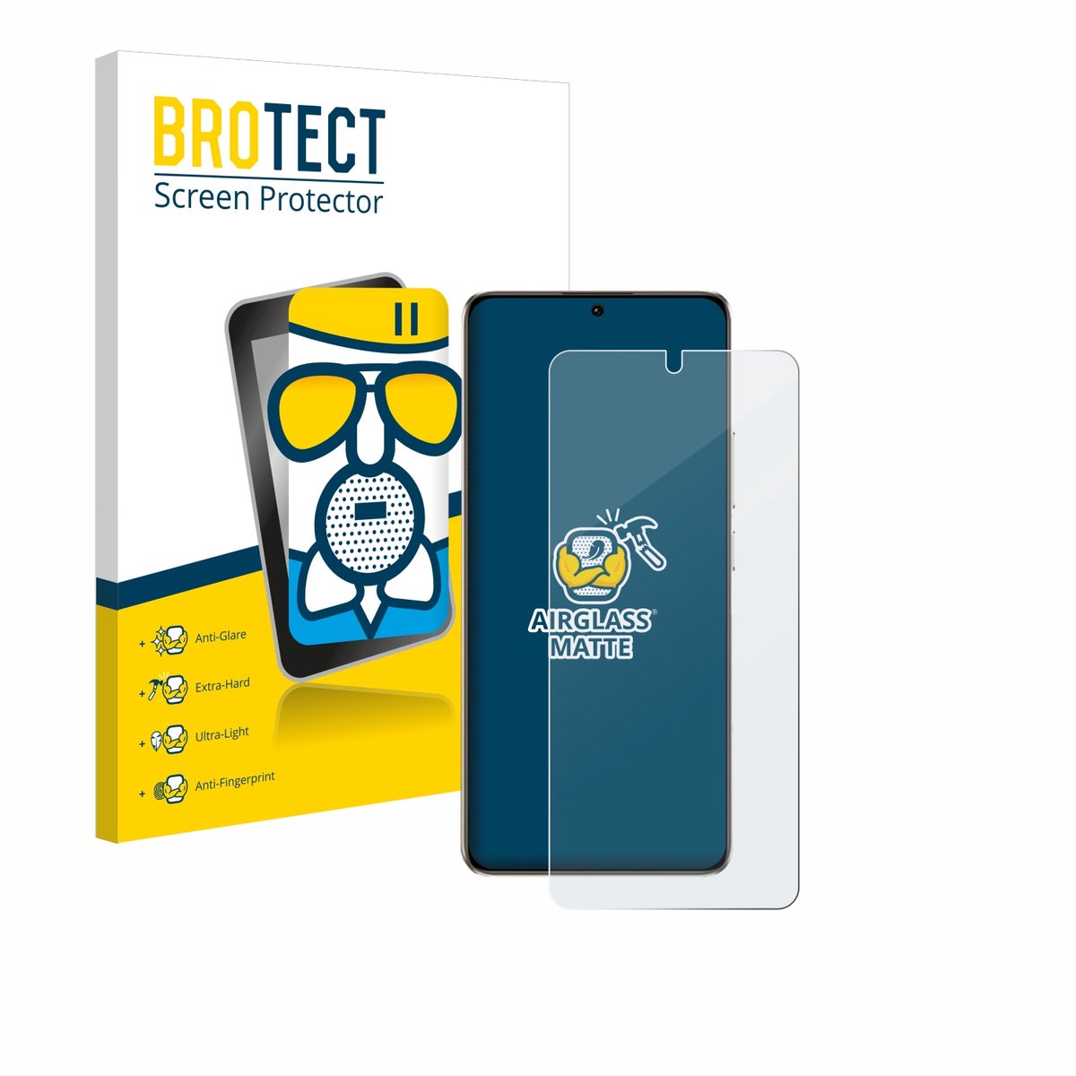 BROTECT - Screenprotector voor Xiaomi Redmi Turbo 3 - Folie Beschermfolie Beschermglas matte