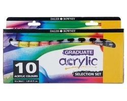 Metallic Acrylverf Set Daler-Rowney Graduate 6 x 75 ml.