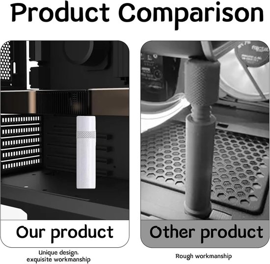 Verstelbare GPU Steun, Aluminium Graphics Card Houder met Magnetische Basis, Anti-krul Ondersteuning voor Gaming en Creatieve Toepassingen — afbeelding 4