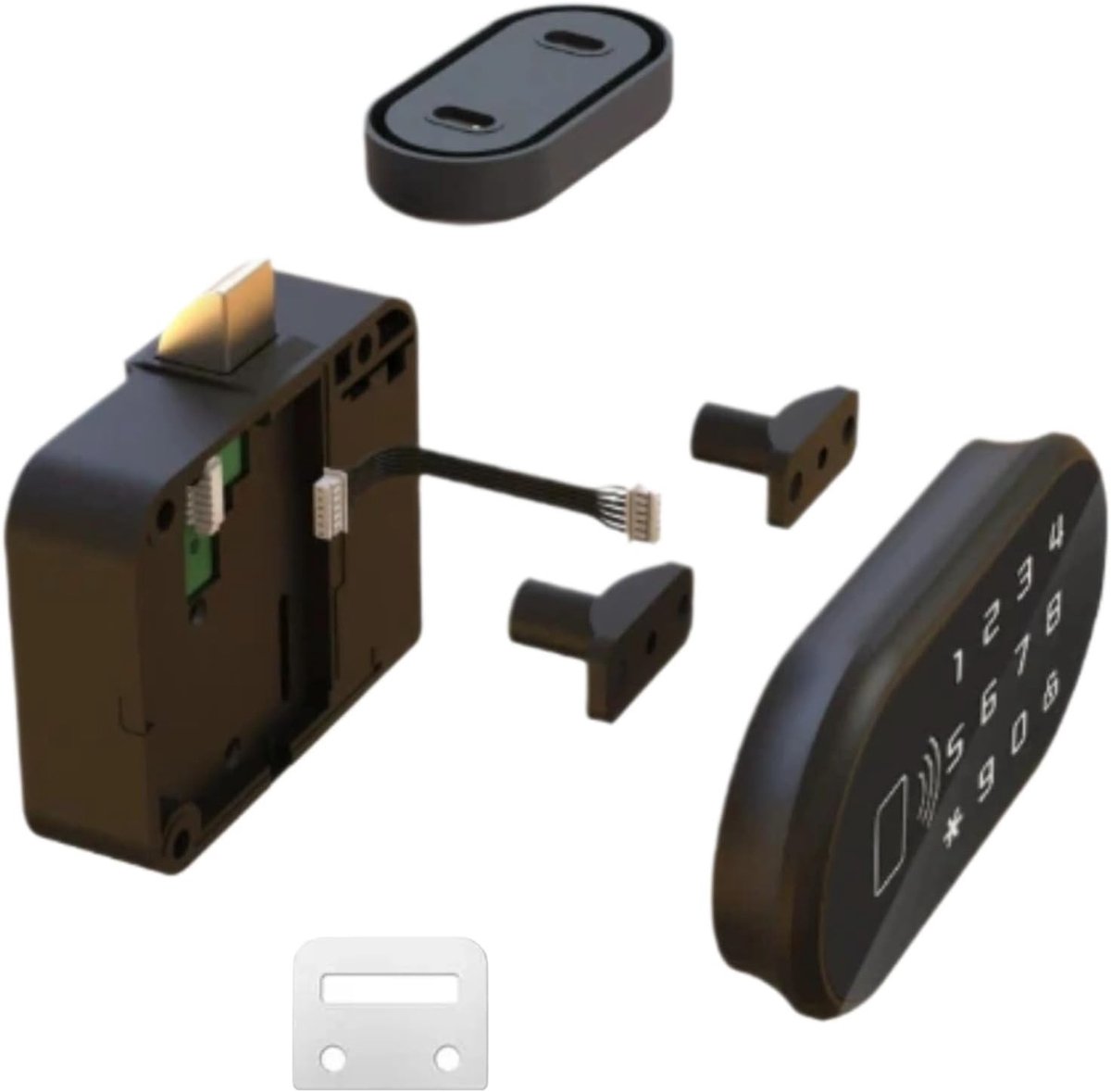 Digitale RFID Elektronische Kluis met Touchscreen Toetsenbord en Dubbele Deuren voor Volwassenen en Kinderen