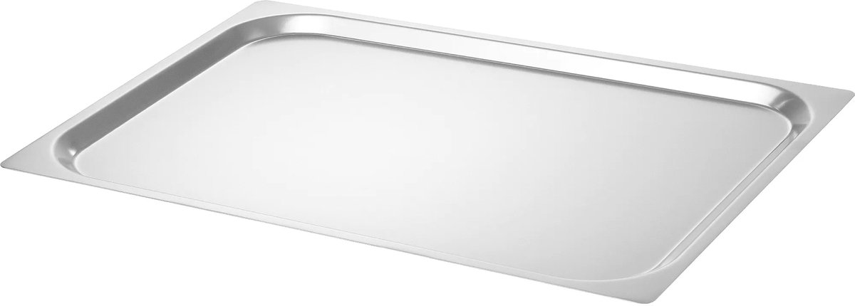 HENDI Tray voor koeldisplay 400 x 300 mm van roestvast staal zilver