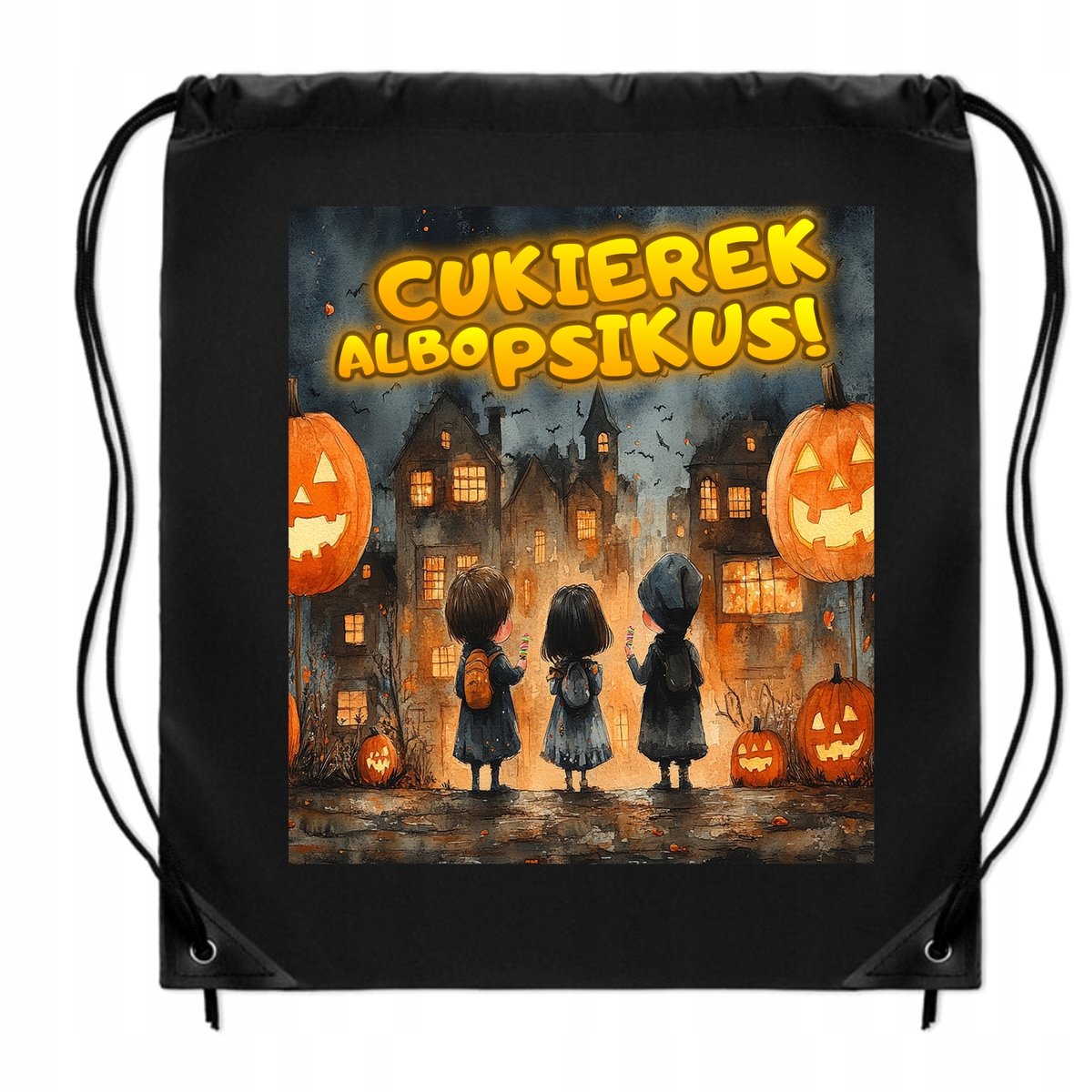 Merkloze Halloween Snoepzak - Praktische Rugzak voor Kinderen en Volwassenen