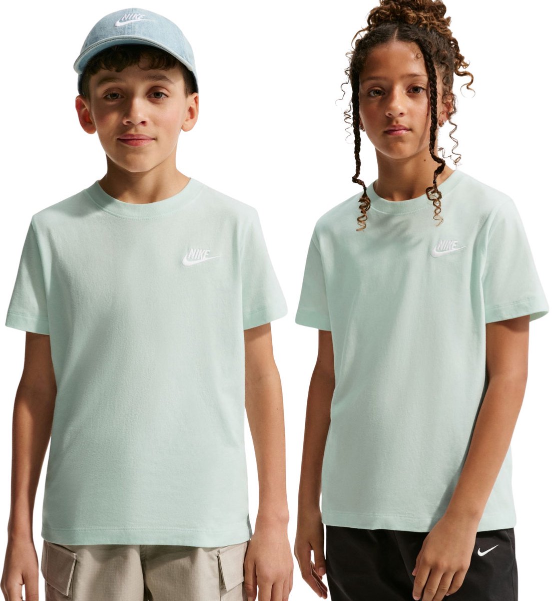 Nike T-shirt Kinderen Sportswear Mintgroen