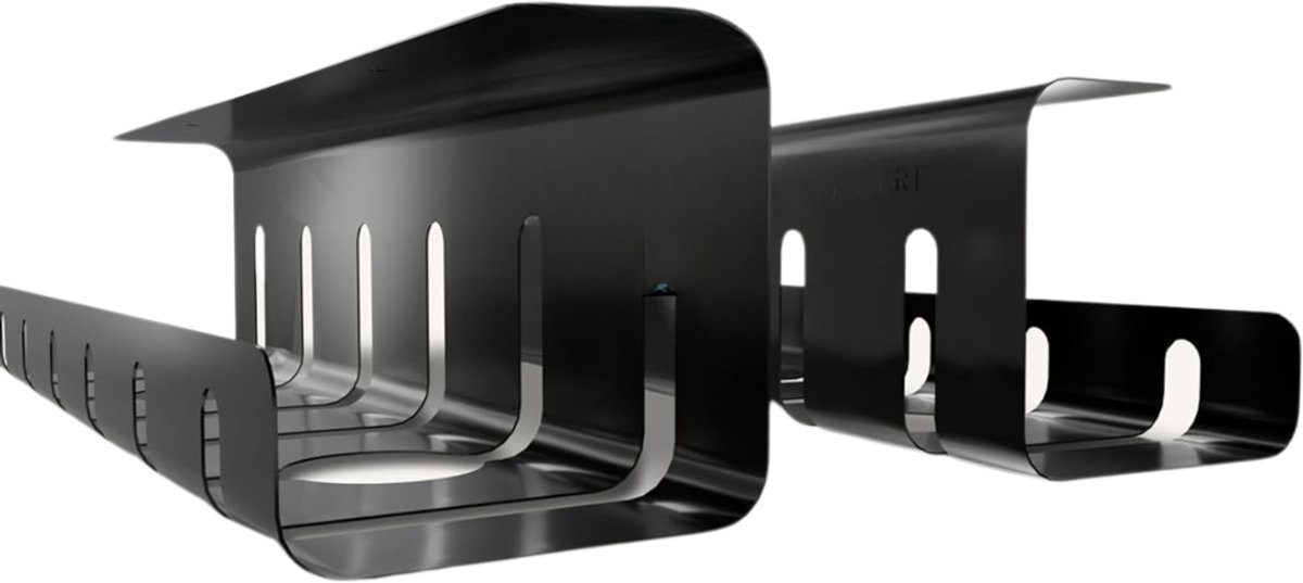 Lìon® Kabelgoot - Cable Management - Kabelgoot Bureau - Zwart - 40cm x 10cm x 1cm