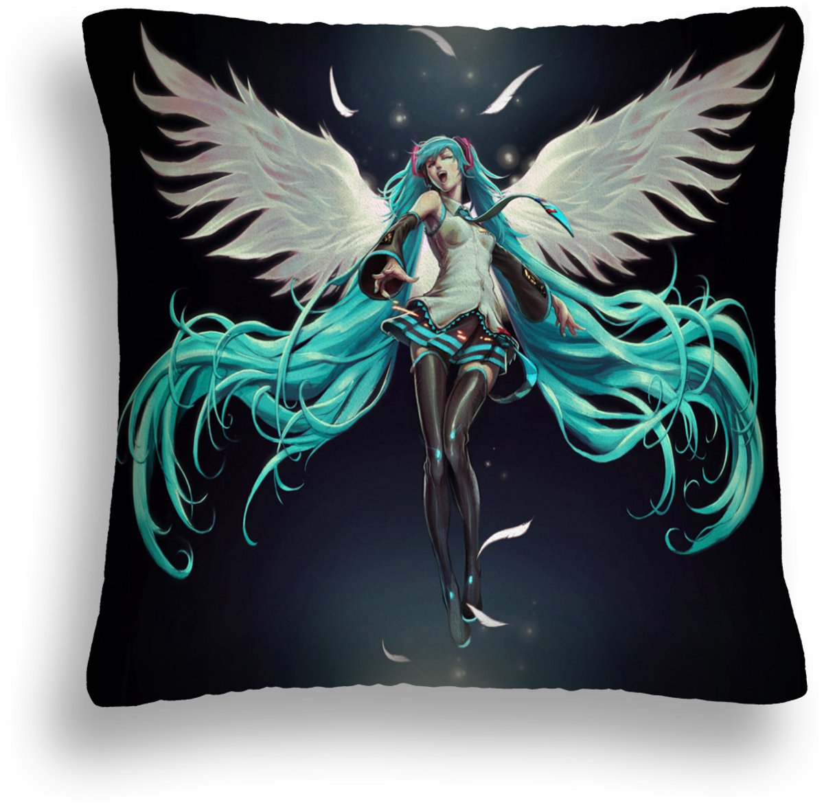 Decoratieve Anime Kussen 40x40cm - Turkse Haar Engel