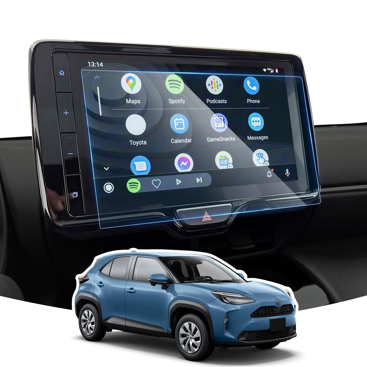 LANGBEAN 9" Displaybeschermfolie Toyota Yaris Cross 2021-2025 - ShopVlot