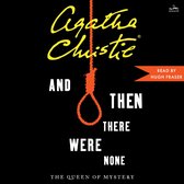 Boekomslag van Agatha Christie "En toen waren er nog maar één". De titel is in gele letters geschreven, met een oranje galgenkoord als illustratie.