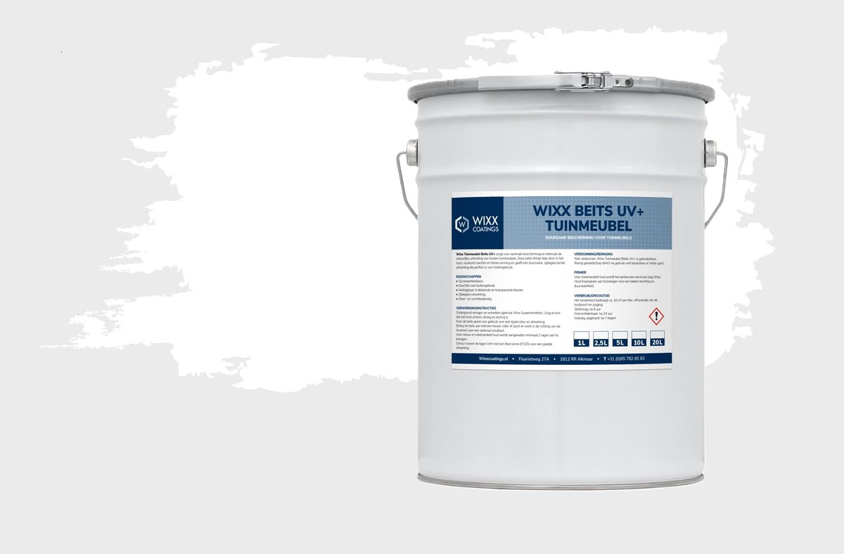Elzusha - Tuinmeubelbeits UV+ - 5L - Wit