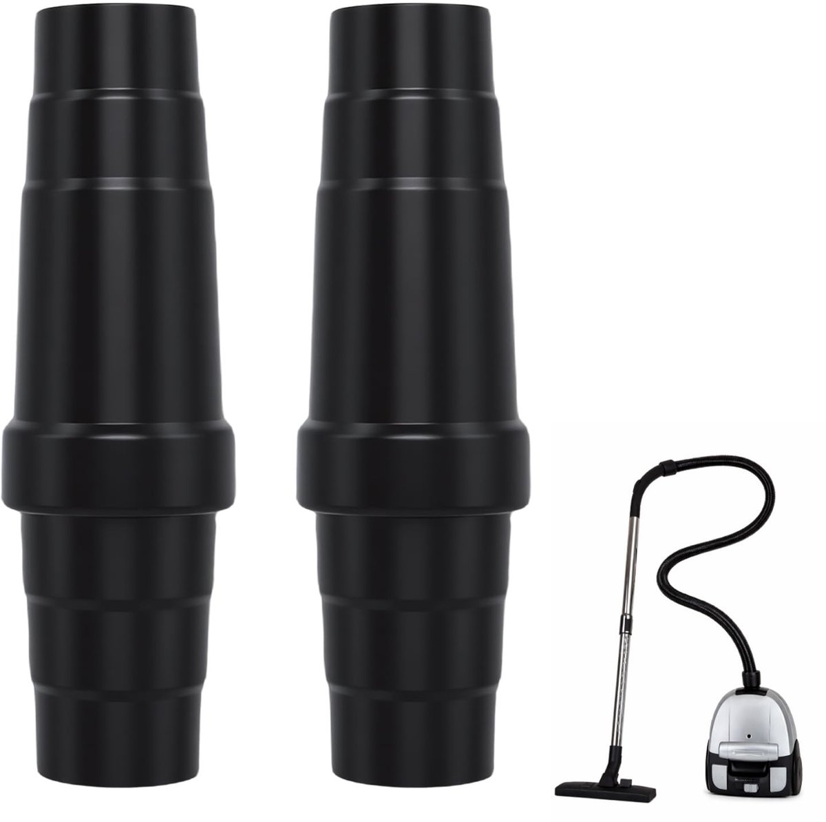 Elzusha - Universele Adapter voor Stofzuiger Ø 31,5-45 mm Set van 2