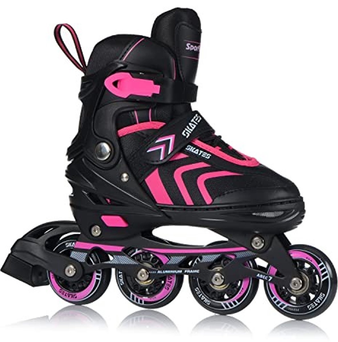 Elzusha - 4-in-1 Verstelbare Inline Skates voor Kinderen en Volwassenen