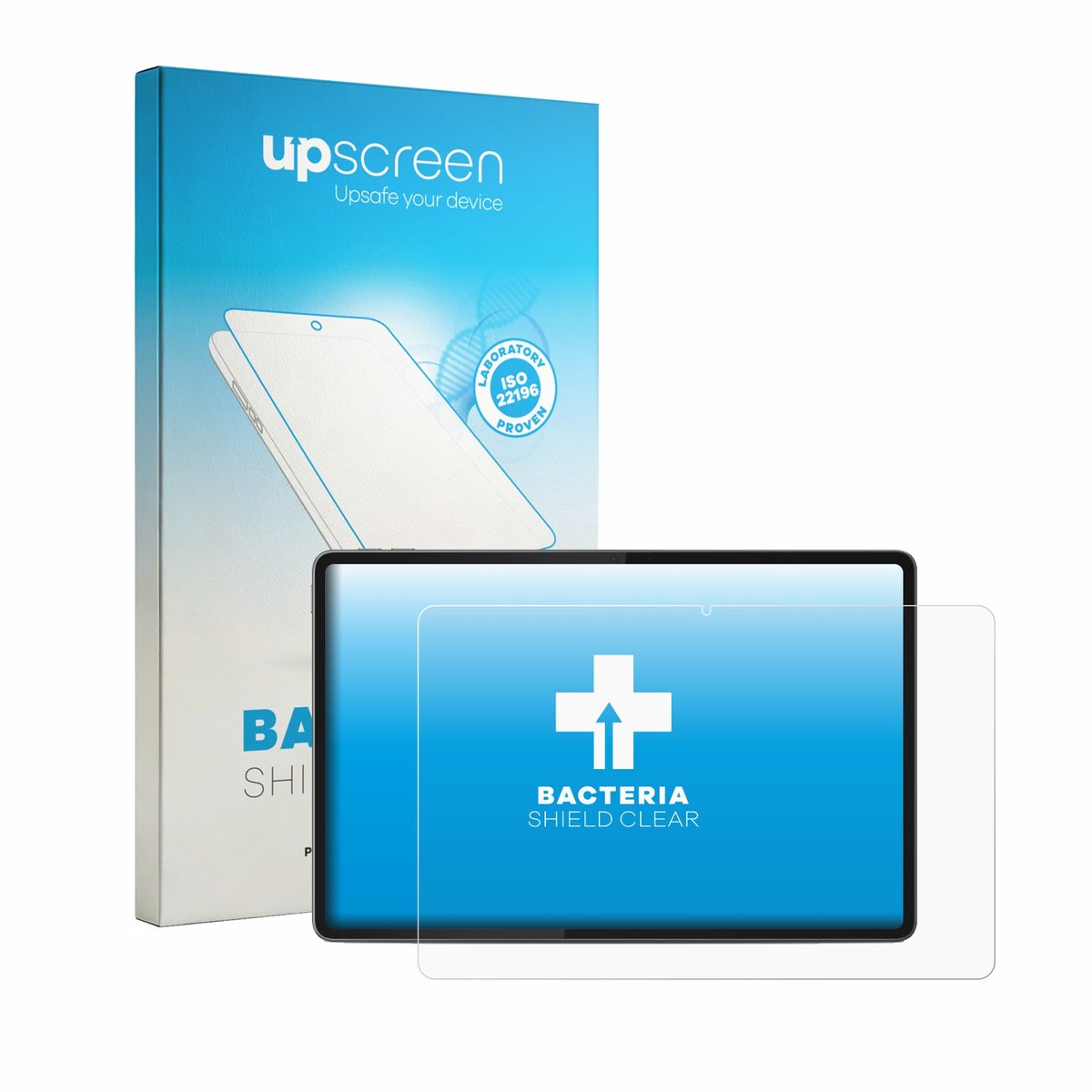 upscreen - Screenprotector voor Lenovo Yoga Tab 11.1" 2026 - Folie Beschermfolie transparant antibacterieel