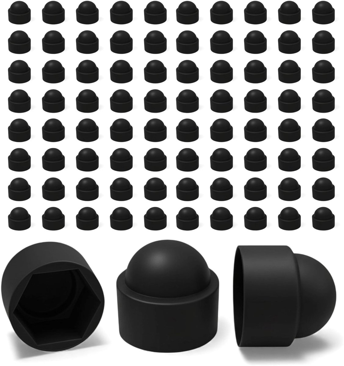 Elzusha - Set van 100 Hexagonale Beschermkappen voor M10