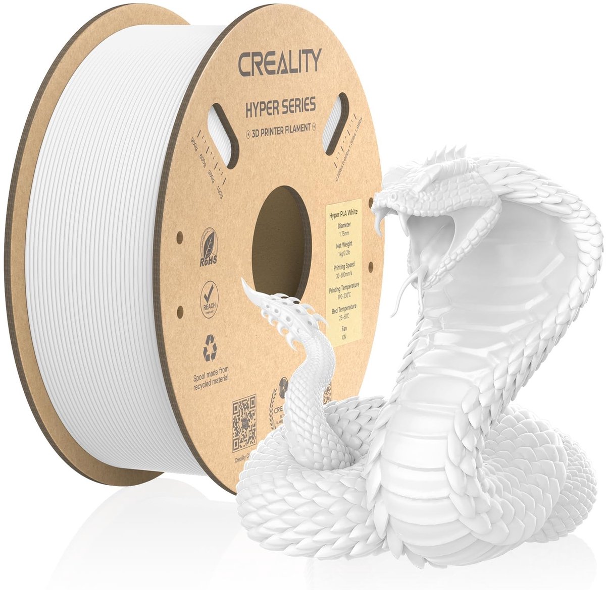Elzusha - Hyper PLA 3D-Printerfilament voor Hoge Snelheid, 1,75 mm