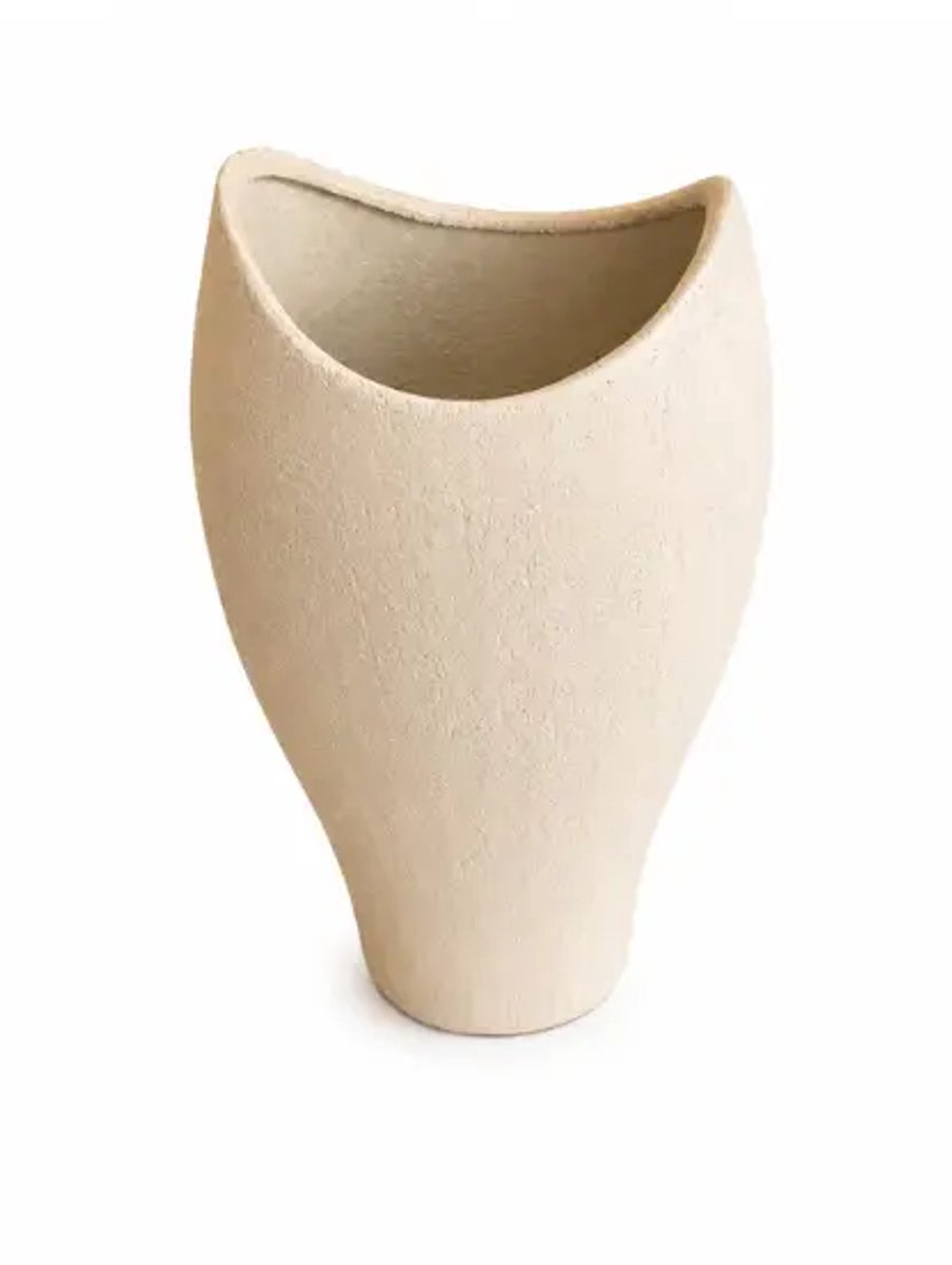 bavary Livia Vaas - 25 cm - Crème - handgemaakt Multi