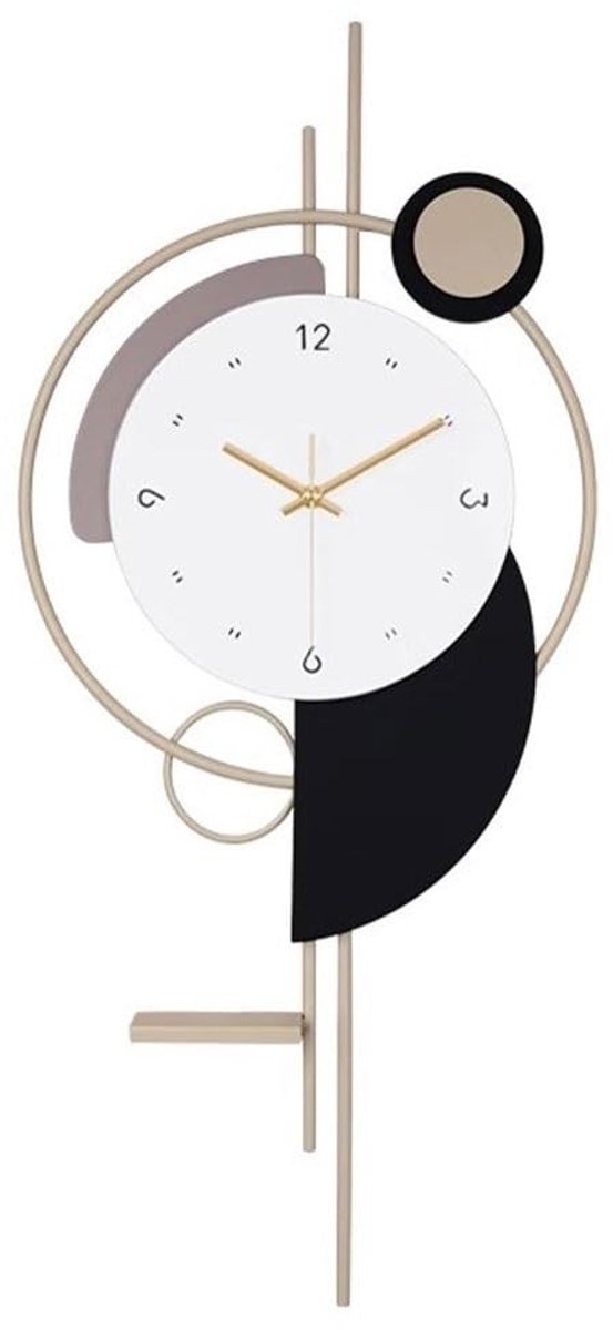 Solidchoice - Wandklok - Creative Clock voor aan de muur - Stille werking