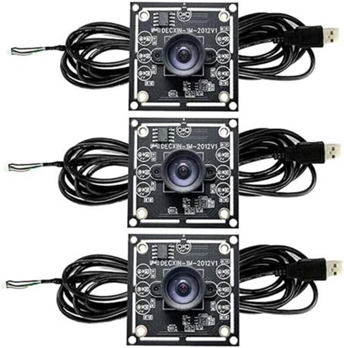 3PC 100 graden camera module 1MP OV9732 1280 x 720 USB met gratis driver en 3 meter kabel voor Windows 10, 8, 7 en XP