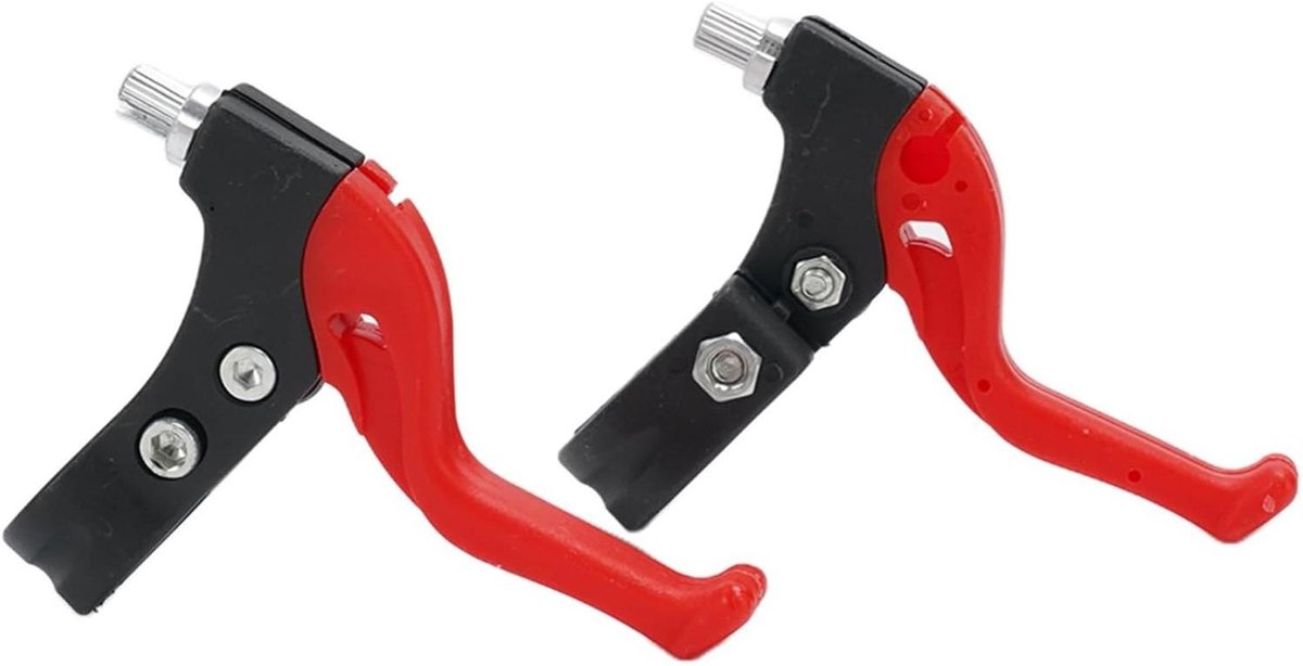 Fiets Remhendels - Remgrepen Set - Fietsen Verbeteren - Universeel Compatibel - Stuur 2.2cm - Rood