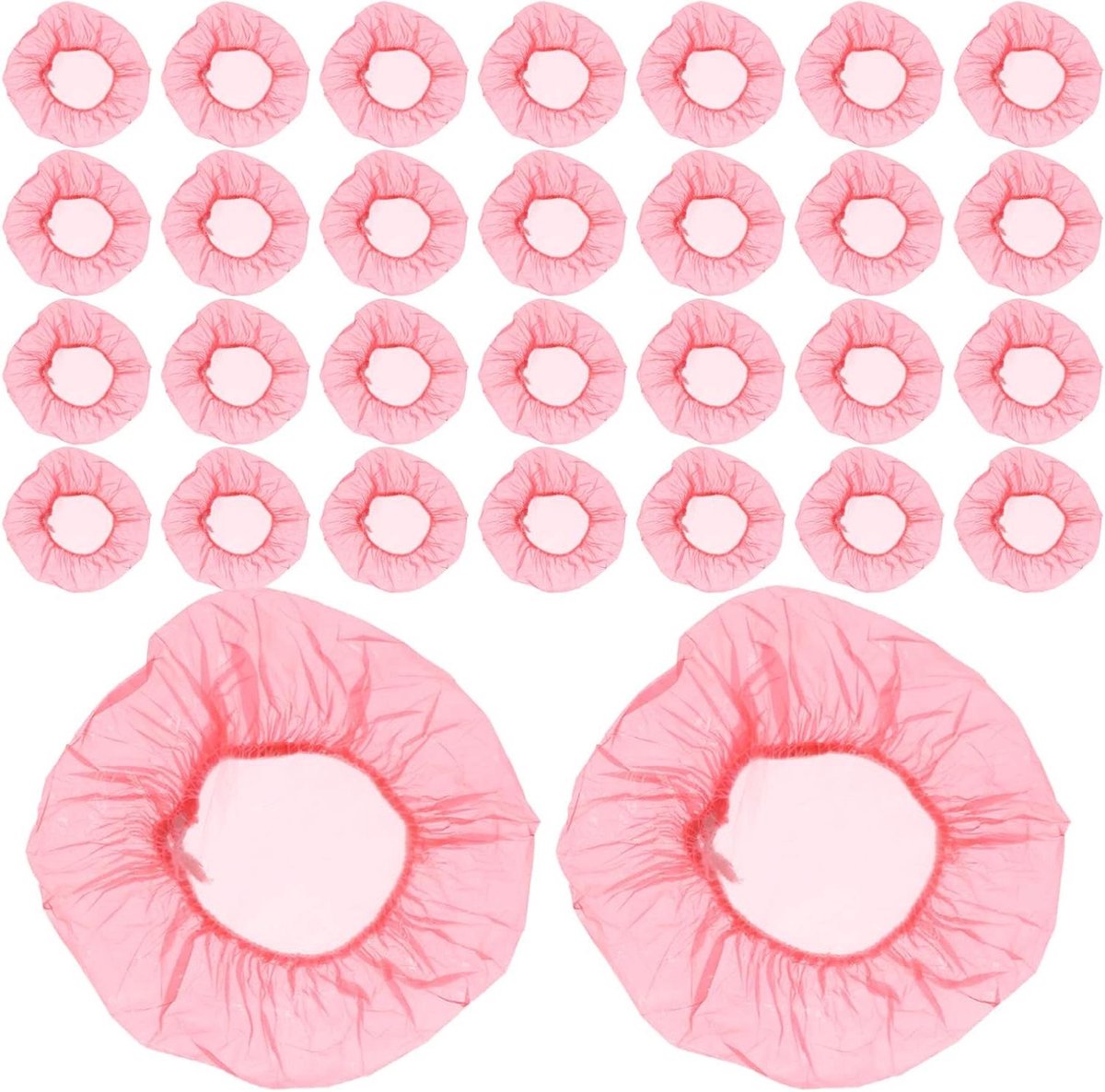 Beschermhoesjes Brandmelders - Stofkapjes Melder - Bouw Schoonhouden - Flexibele Pasvorm - 100 Stuks - Rood