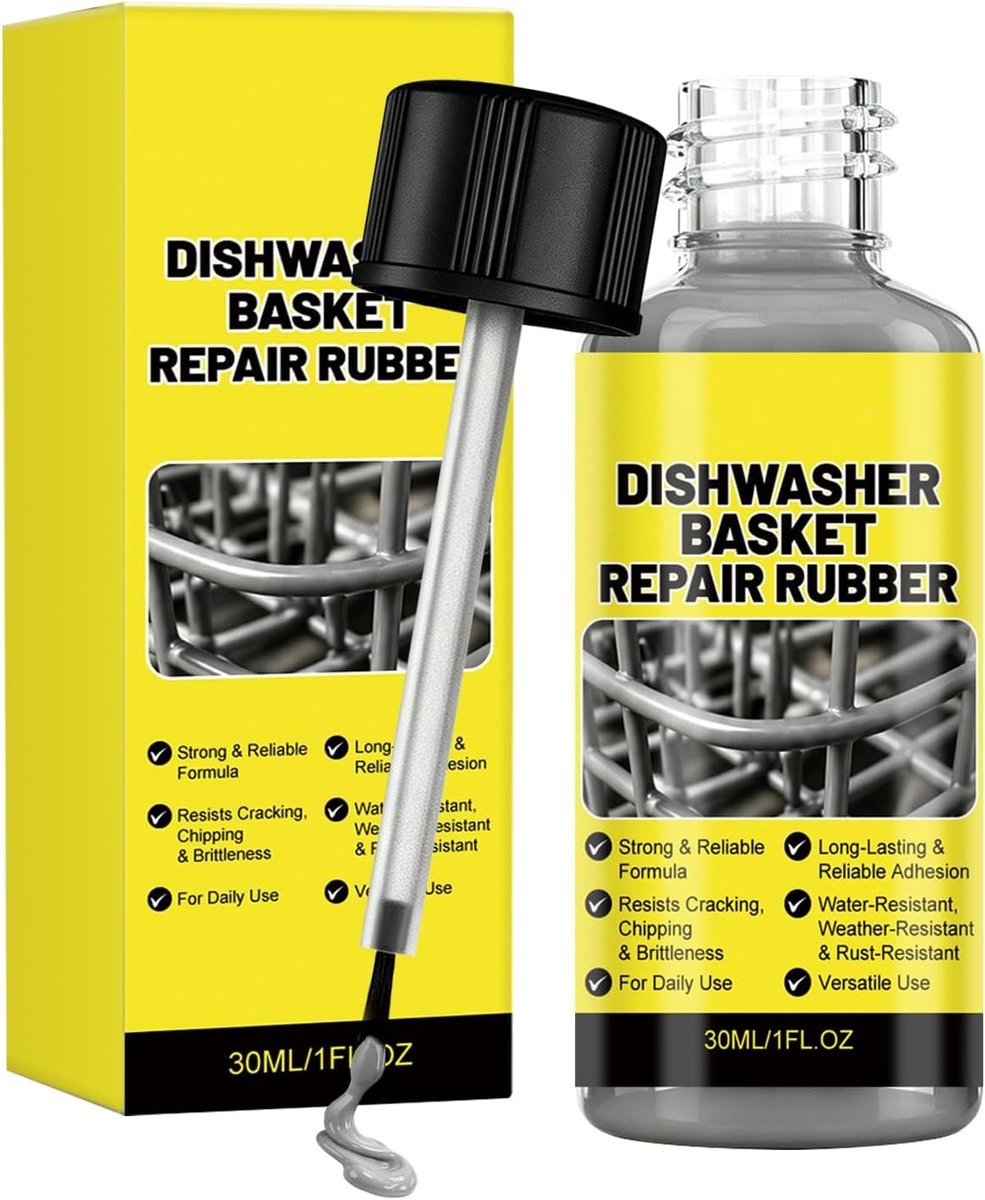Vaatwassermand roestbescherming en reparatie 30ml grijs met handige geïntegreerde borstel voor optimale reiniging