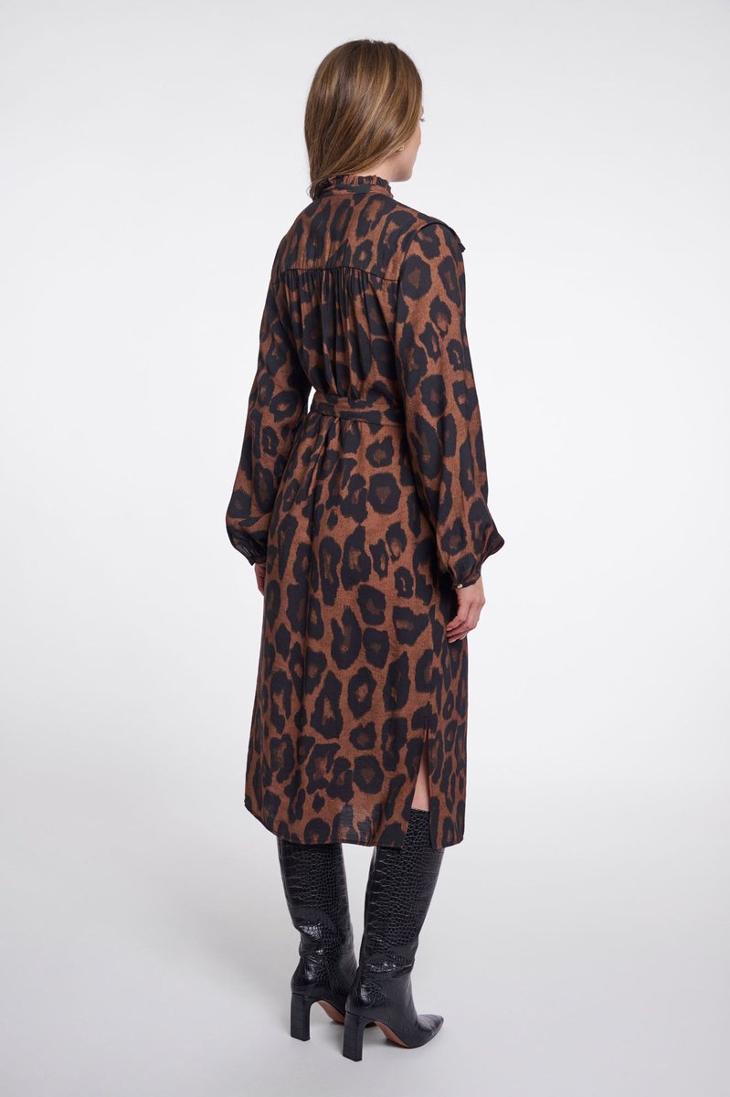 Rino & Pelle Jurken - Ilonka dress - Panterprint