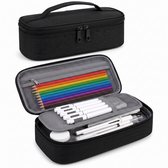 Etui - Pennenzak - Zwart - Pennenetui - Voor school - Grote - Trousse Scolaire - Voor meisjes, jongens en volwassenen - Diydash