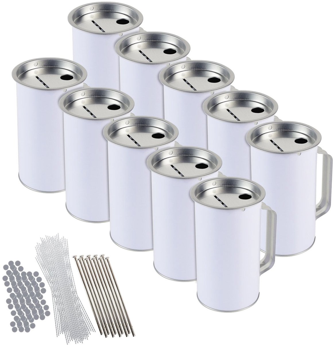 Solidchoice - Set van 10 Donatie Dispenser Dozen met Accessoires