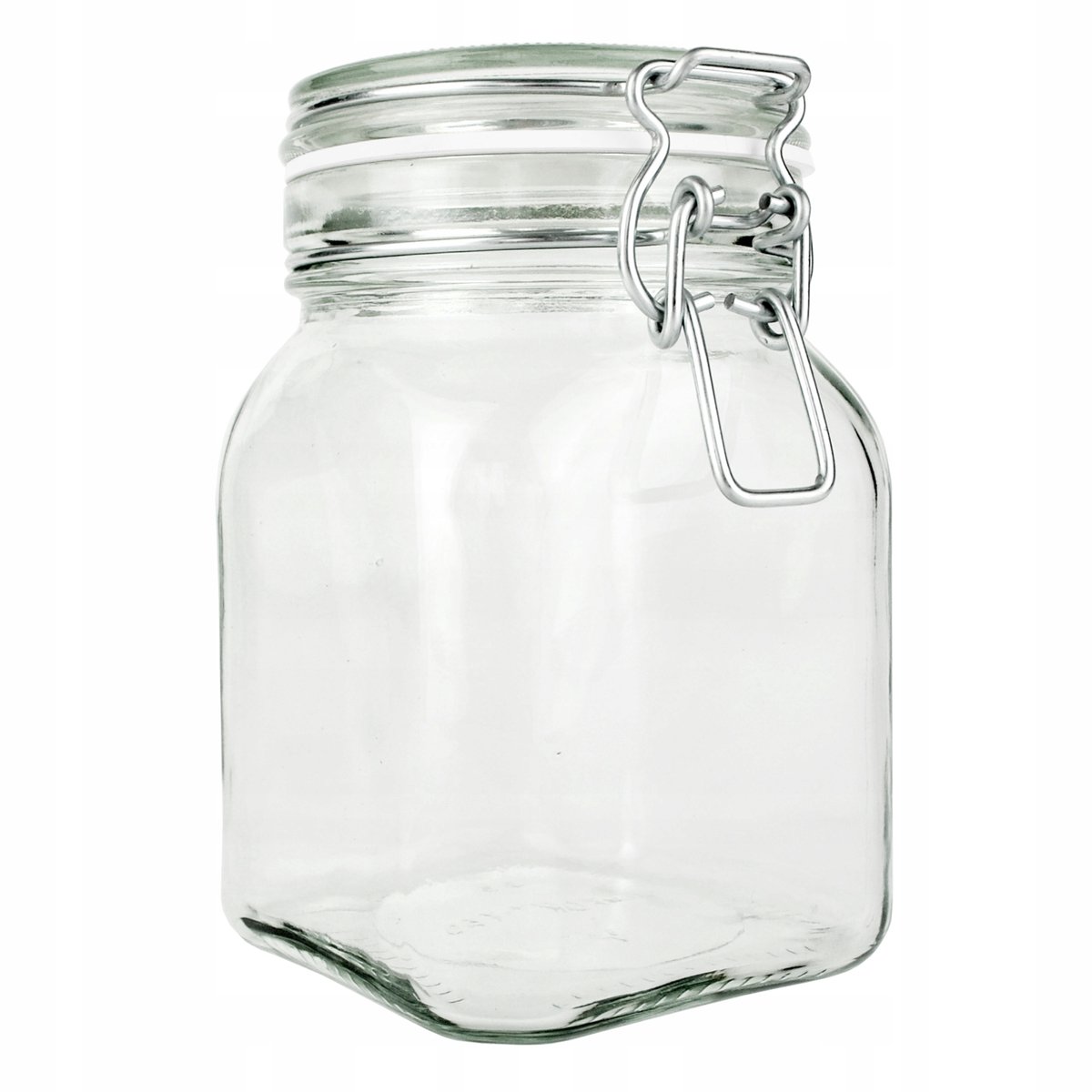 Glazen Pot 750ml KOMFORT met Clip voor Voedselopslag