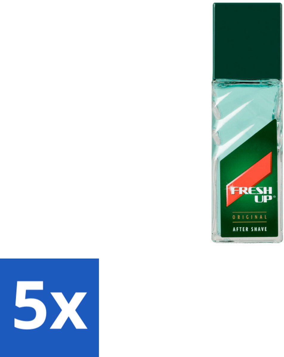 5 x Fresh-Up After Shave Depper 100 ml - Aftershave Lotion - Depper Aftershave - Scheren Aftershave - Huid Verzorging - Menthol Aftershave
