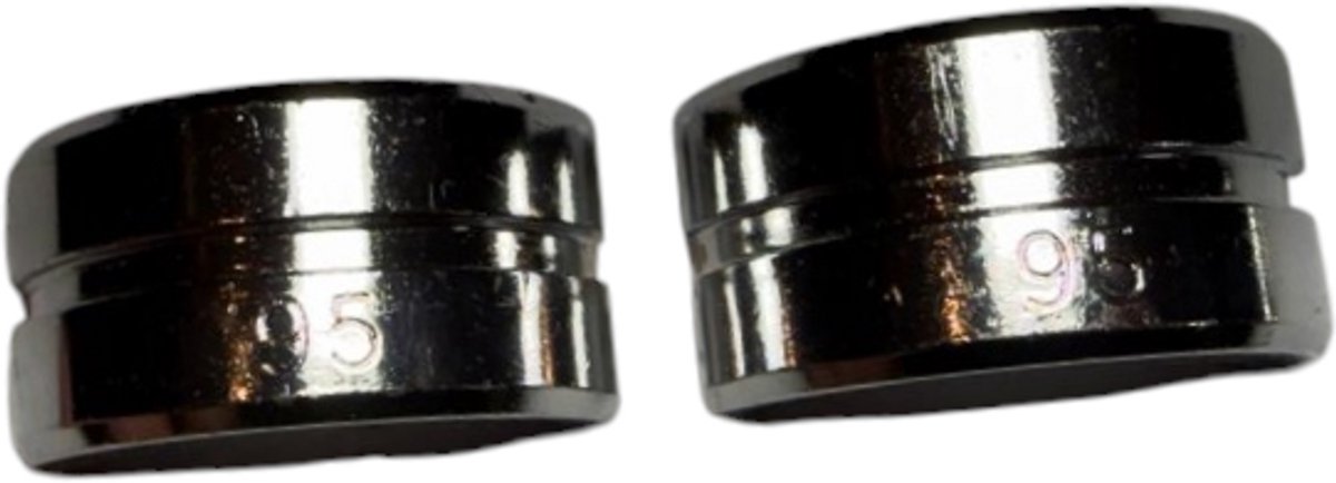Kabelogen Klembek 95mm set - Persbek voor kabelschoenen en kabelogen 95 mm² ZONDER PERSTANG