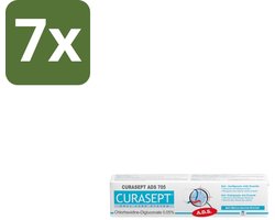 7 x Curasept Gel-Tandpasta 0,05% CHX 75 ml - Tandpasta - Antibacteriële Tandpasta - Chloorhexidine - Tandvleesbescherming - Plaquevoorkomend