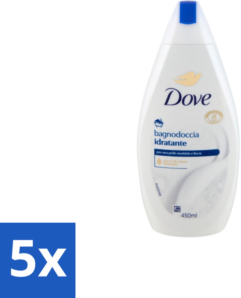 Dove – Douchegel – Hydraterend – 450 ml - Bulkverpakking - 5 stuks