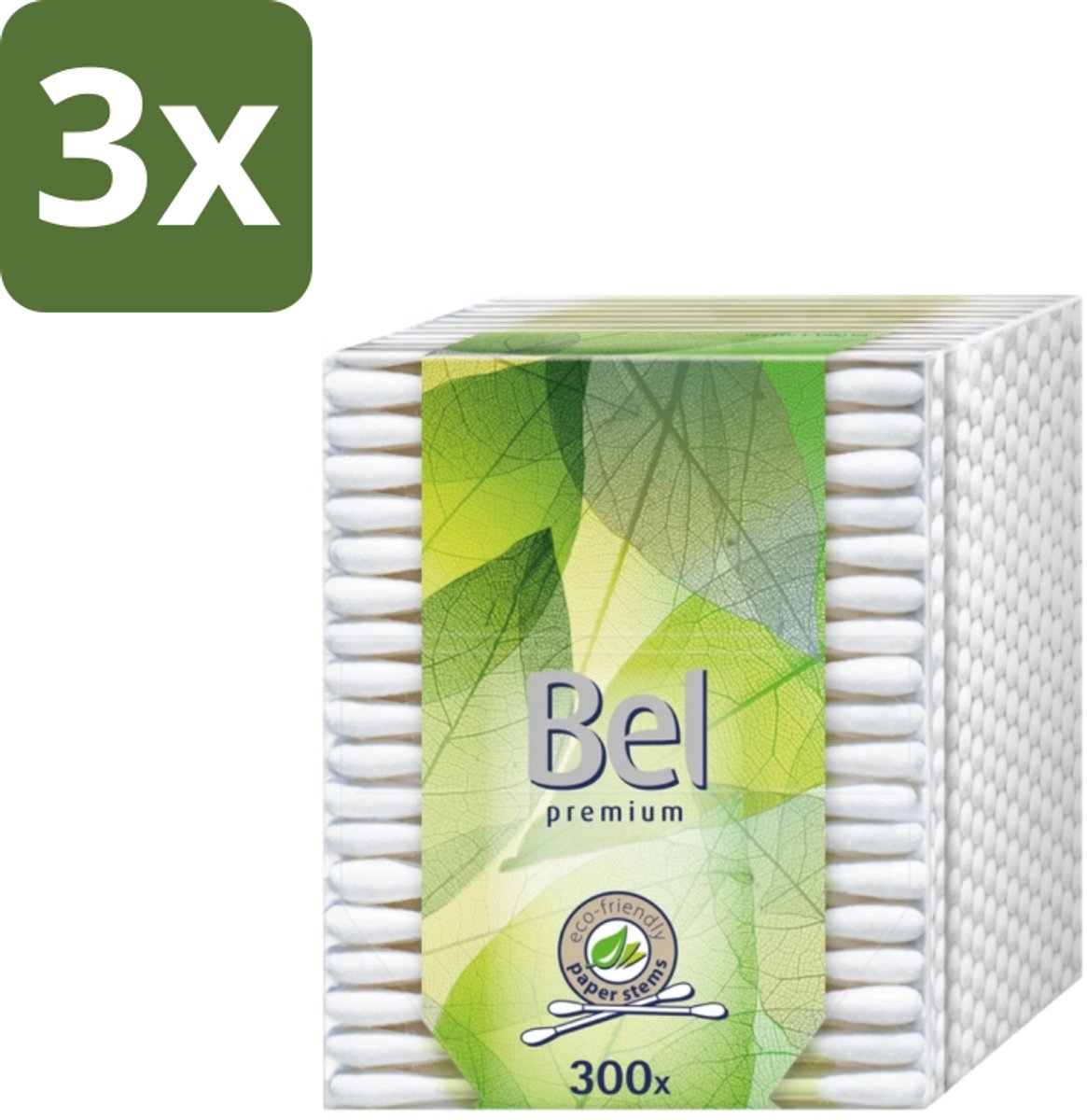 3 x Cotton Buds – Wattenstaafjes – Premium – Katoen - Wattenstaafjes - Katoen - Hygiëne - Make-up - Babyverzorging