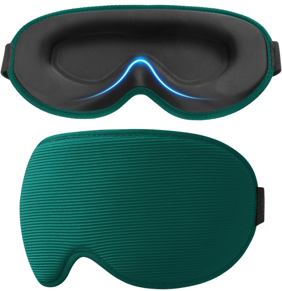 Elzusha - 3D Oogmasker voor Zijslapers met Verstelbare Elastiek