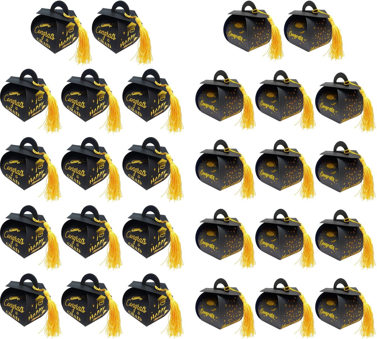 Elzusha - Set van 28 Geschenkdoosjes voor Afstudeerfeest