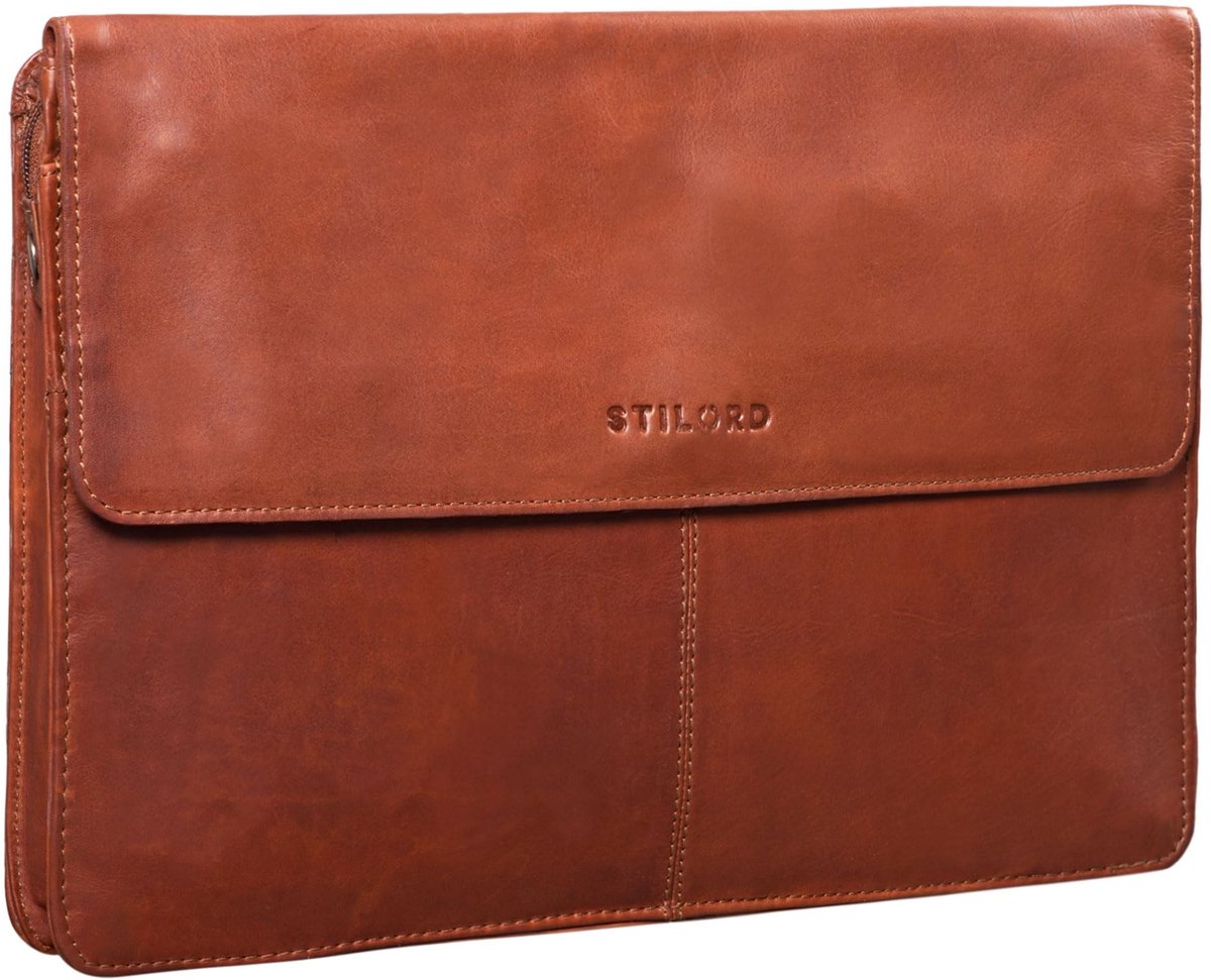 Elzusha - Notebook Case voor 13.3 Inch MacBook van Echt Leer