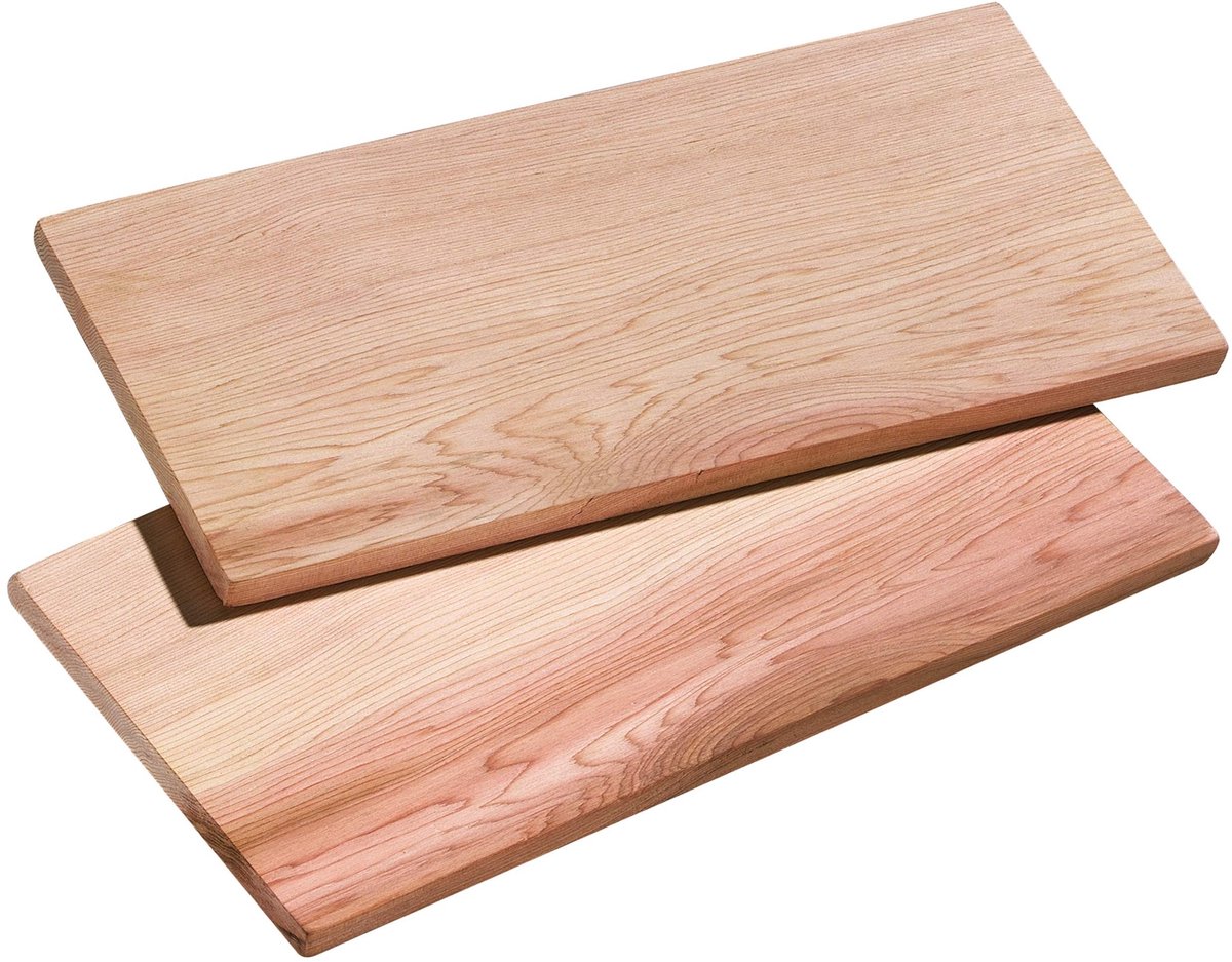 Elzusha - BBQ Grillplanken van Cedar Hout, Set van 2