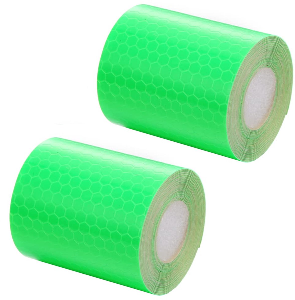 Oneyijun Reflectietape Zelfklevend - 2 Rollen Waarschuwingstape 5cm x 3m - ShopVlot