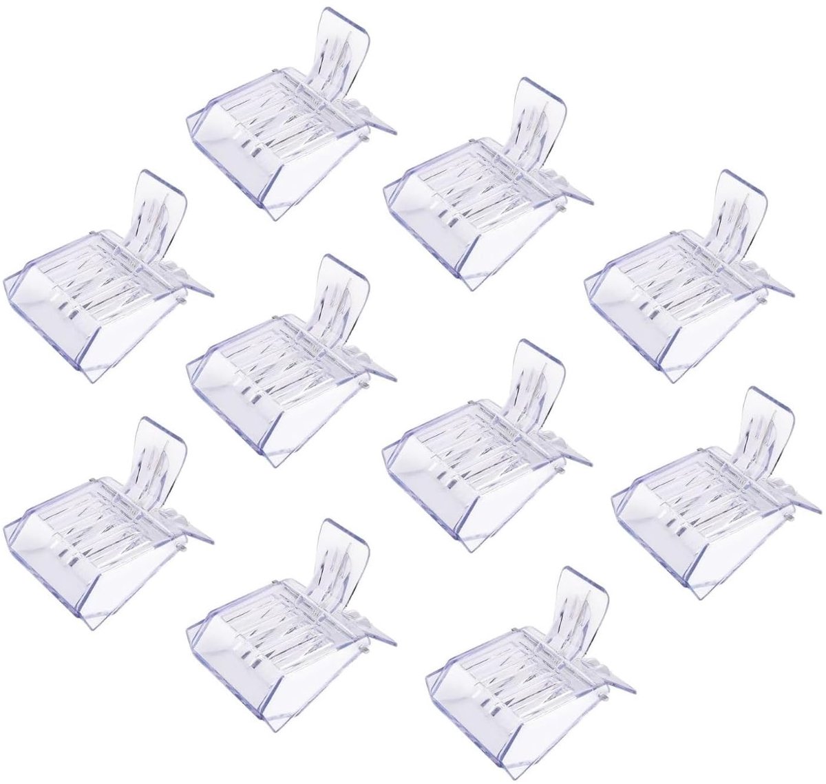 Flexzion Koningin Catcher Clip (10 stuks) Transparante Plastic Kooi Clips, Bijenvangers Val Doos Excluder Een Hand - ShopVlot