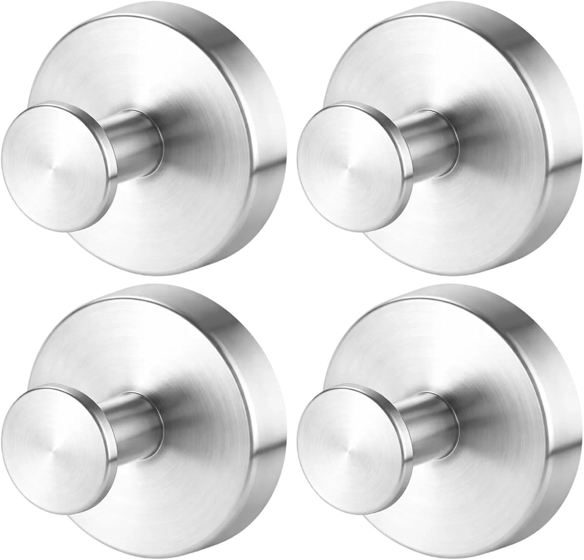 Set van 4 Sterke Zuignap Handdoekhangers zonder Boren - Multifunctionele Haak voor Badkamer en Keuken, Herbruikbaar en Waterdicht
