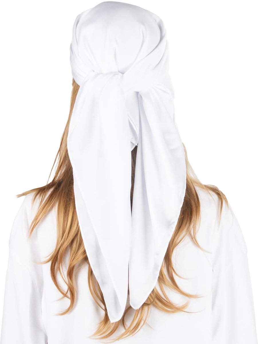 RIIQIICHY Dameshalsdoek, 90 x 90 cm, lichte sjaal voor dames, lente en zomer, ideaal voor haar, hals - ShopVlot