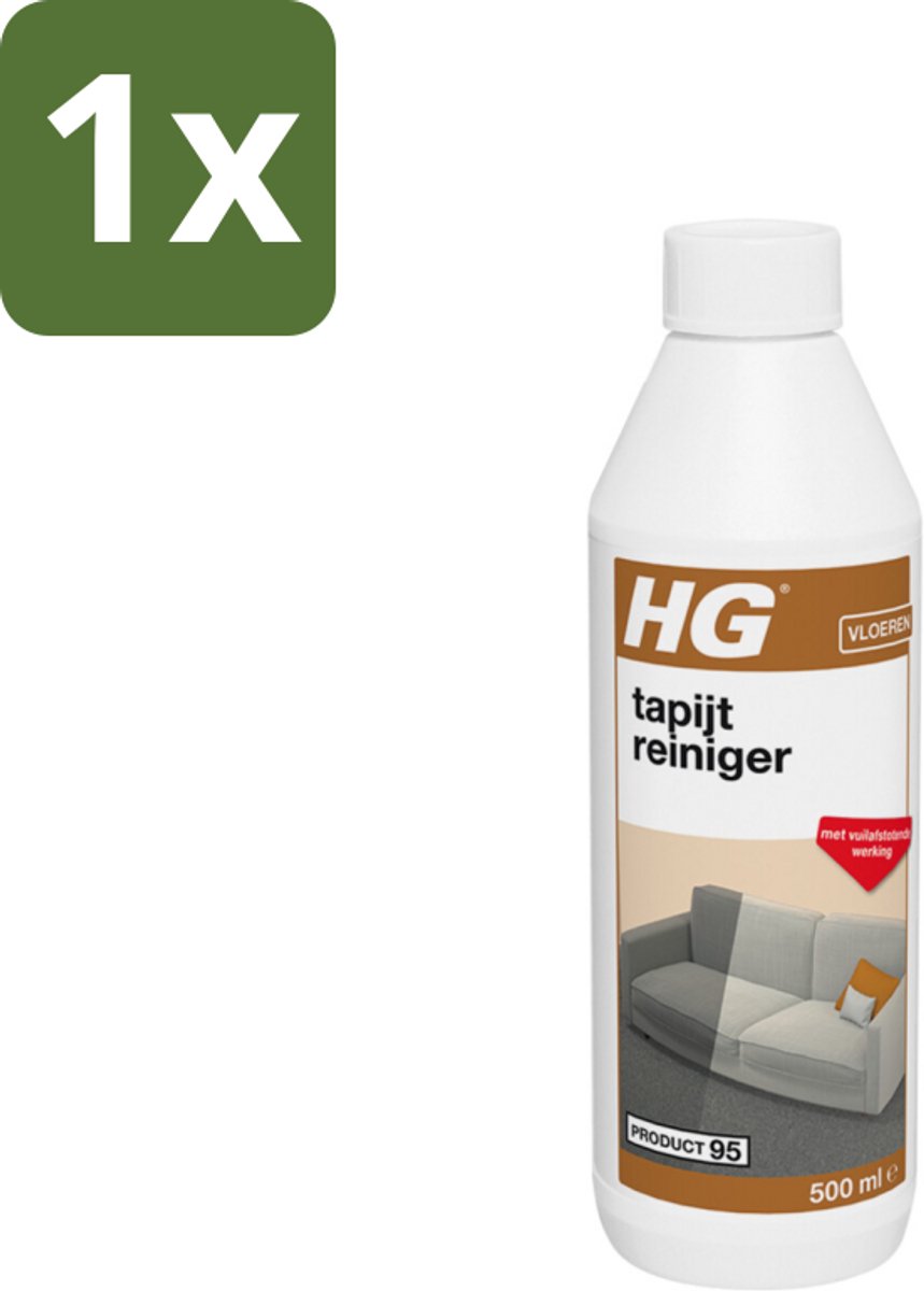 1 x HG Tapijtreiniger 500 ml - Tapijtreiniger - Tapijt Reinigen - Vuilafstotend - Tapijt Beschermen - Vlekken Verwijderen